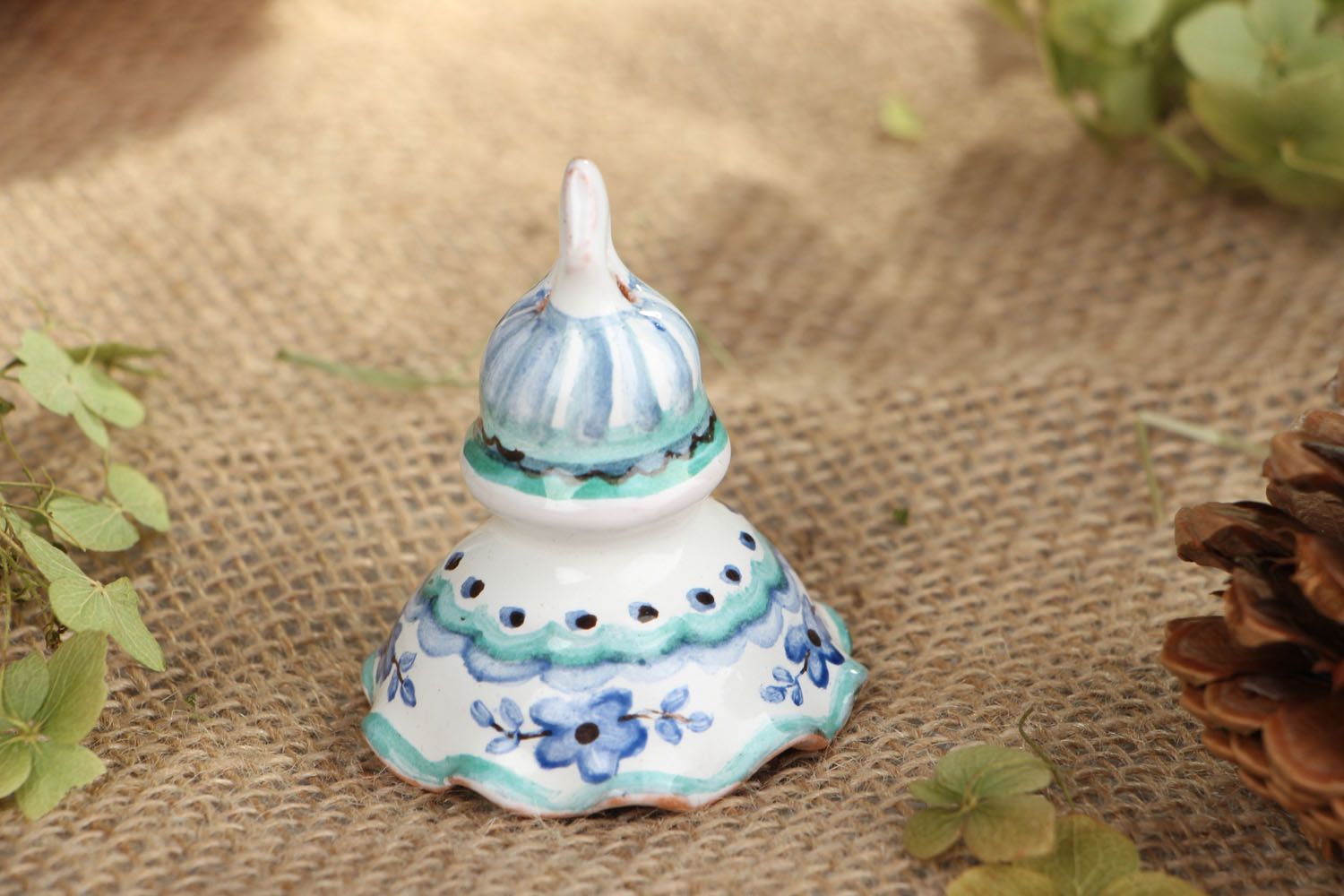 Designer gift ceramic bell photo 5