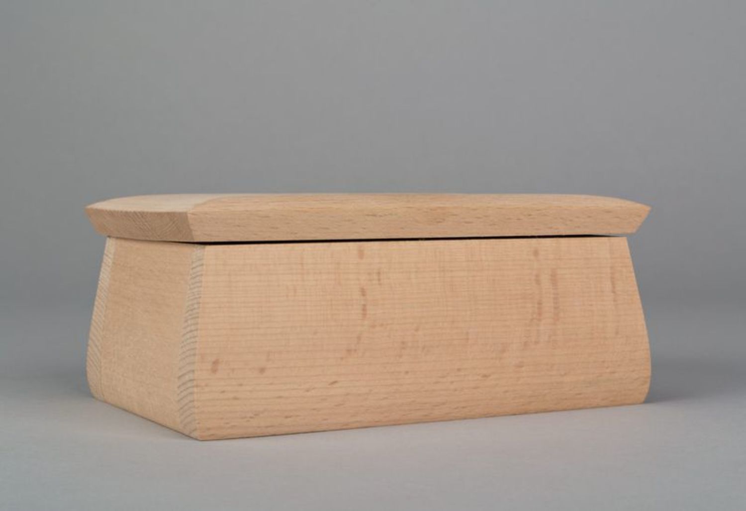 Scrignetto semilavorato fatto a mano Scrignetto di legno Scatola per decoupage
 foto 3