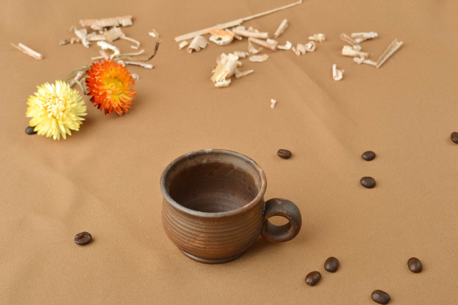 Kleine Kaffeetasse aus Keramik  foto 5