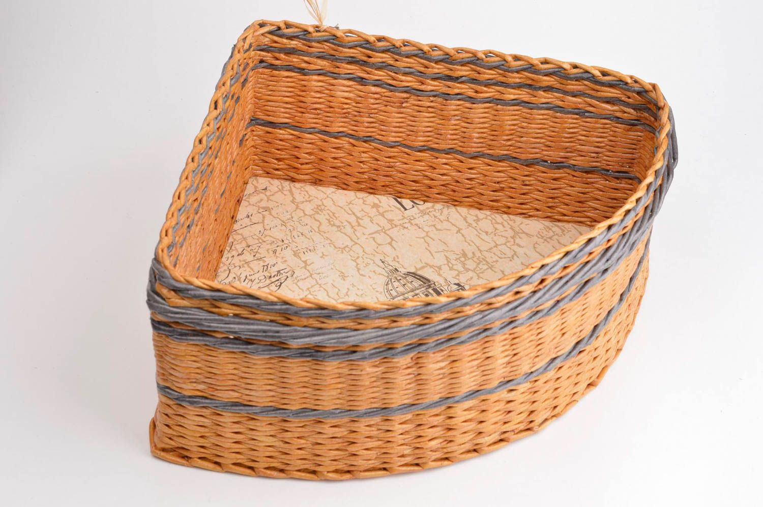 Handmade basket handmade paper box unusual gift designer basket decor ideas photo 3