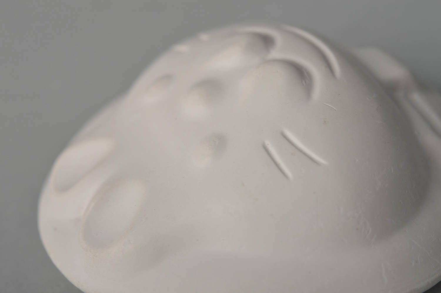 Aimant frigo fait main Figurine à peindre tête de lapin Loisirs créatifs photo 2
