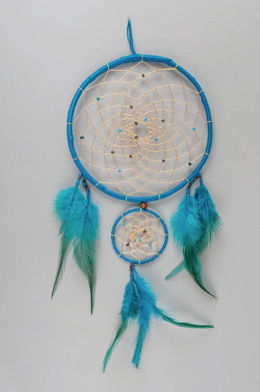 Unusual handmade dreamcatcher Indian amulet living room designs wall hanging photo 2