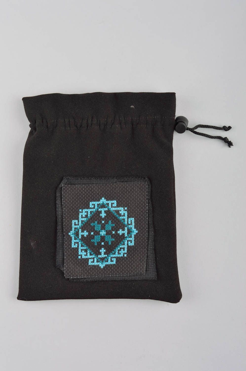 Stylish handmade fabric pouch beautiful textile purse luxury bags small gifts photo 2