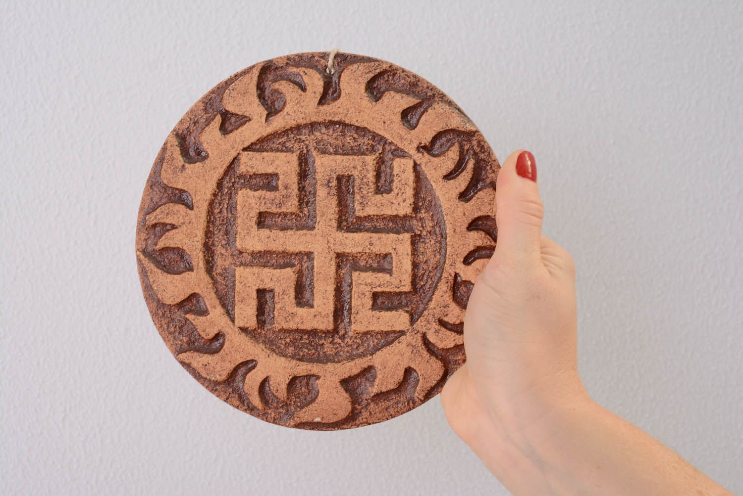 Pingente talismã de interior de cerâmica para a decoração da casa Rodovik foto 4