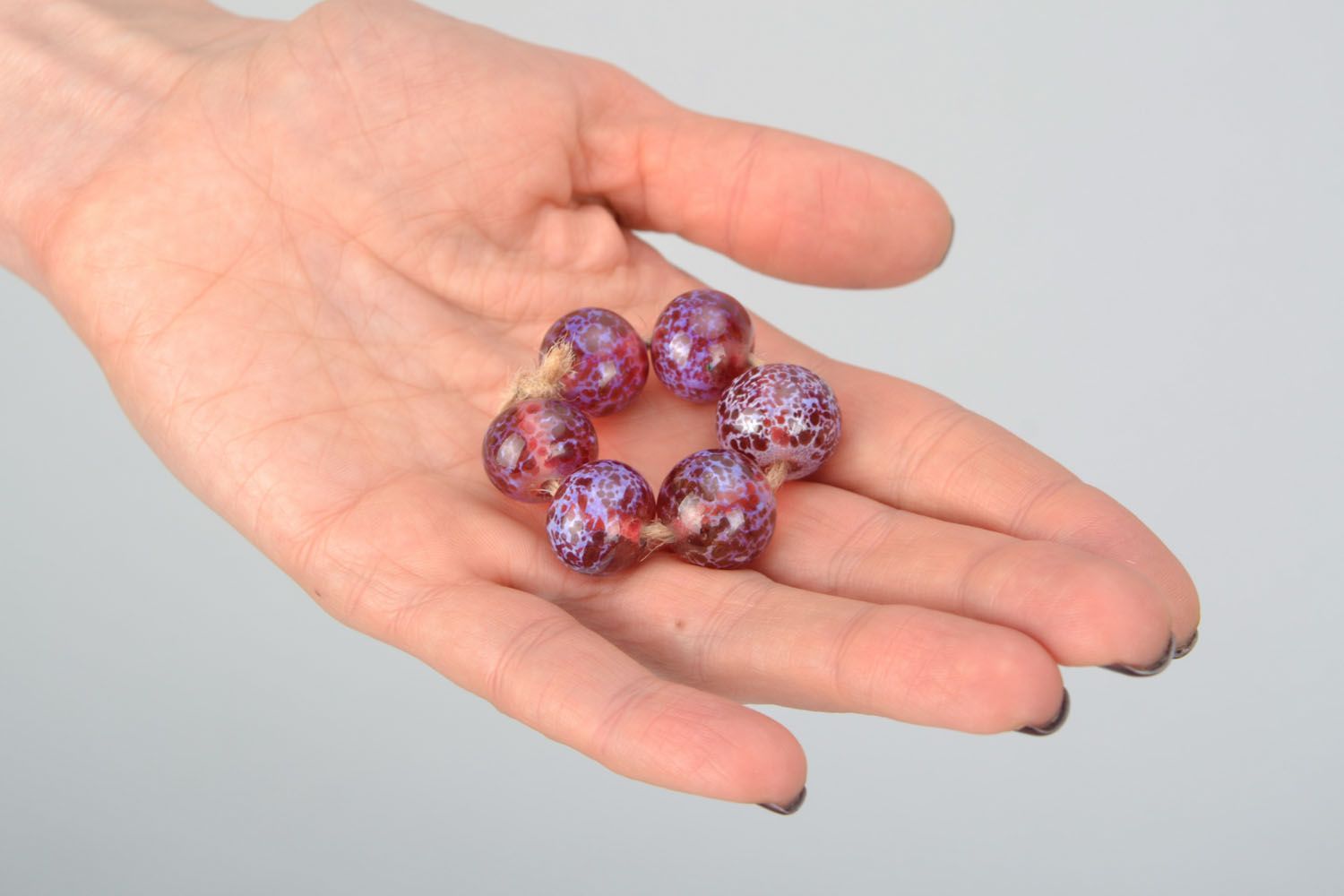 Kit de perles en verre fait main photo 3
