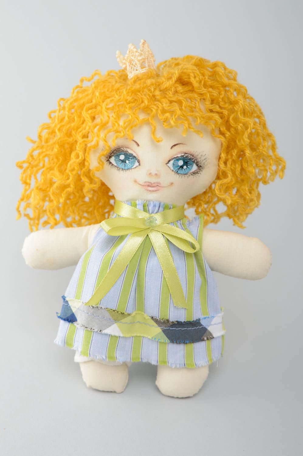 Тряпичная кукла ручной работы принцесса  фото 1