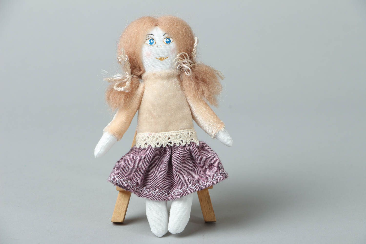 Homemade fabric doll photo 1