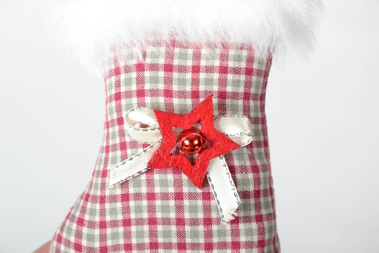 Decoração têxtil para Árvore de Natal brinquedo macio para decoração do interior foto 4