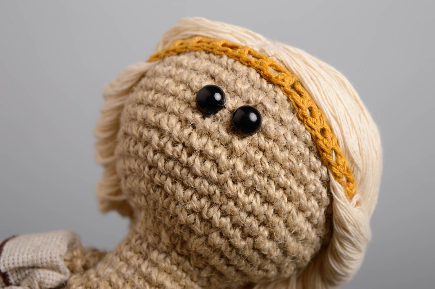 Designer crochet doll photo 2