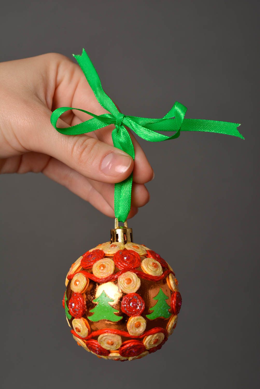 Decoración navideña hecha a mano elemento decorativo para hogar regalo original foto 4