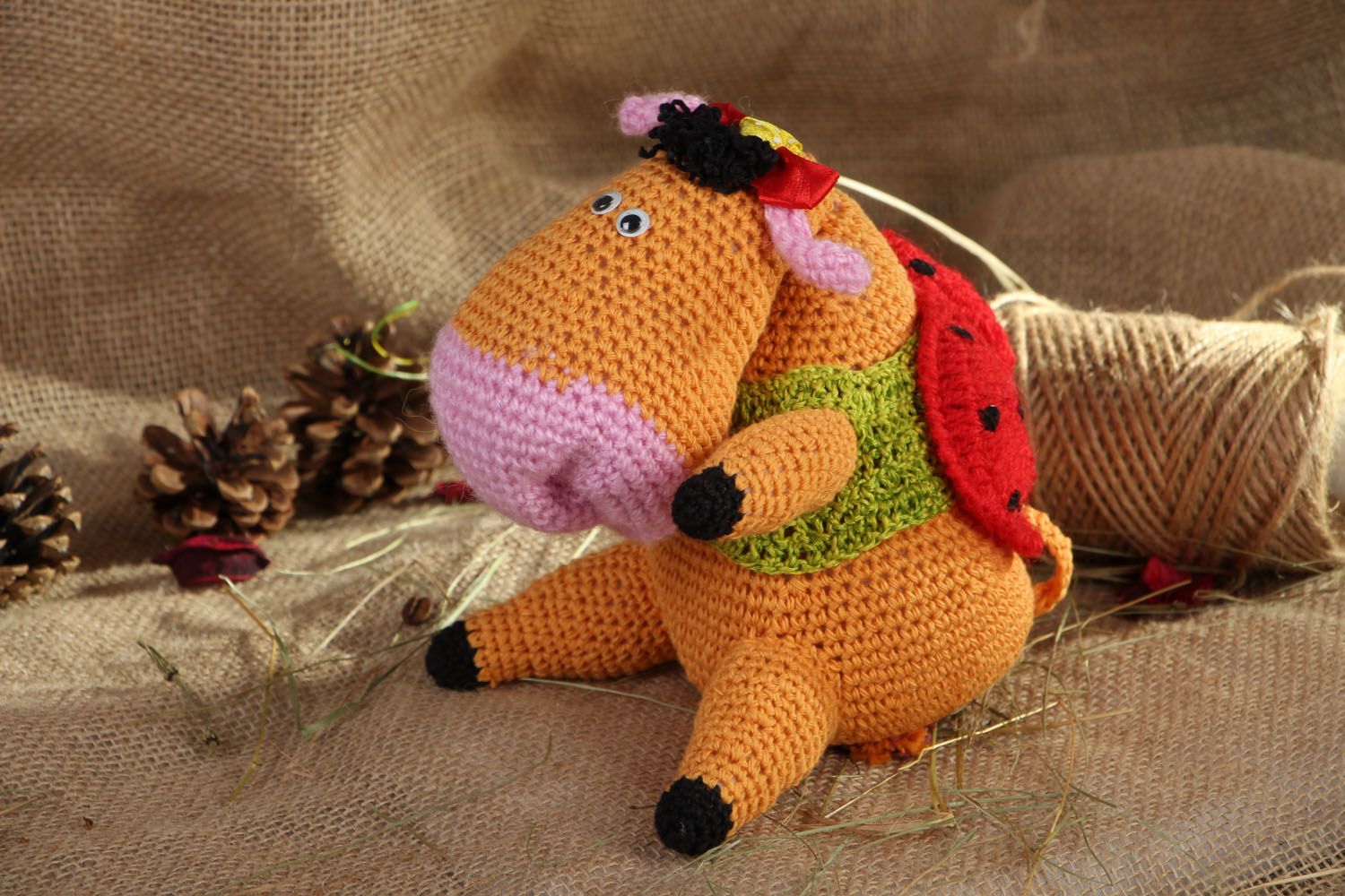 Soft crocheted toy photo 5