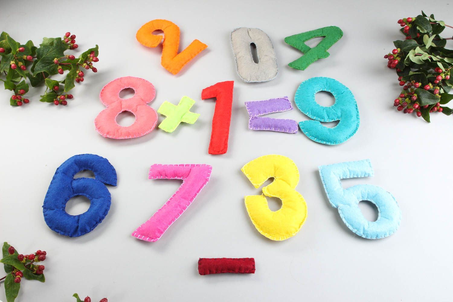 Handmade Magnete für Kinder Tür Magnete Deko Accessoires bunt 14 Stück foto 1