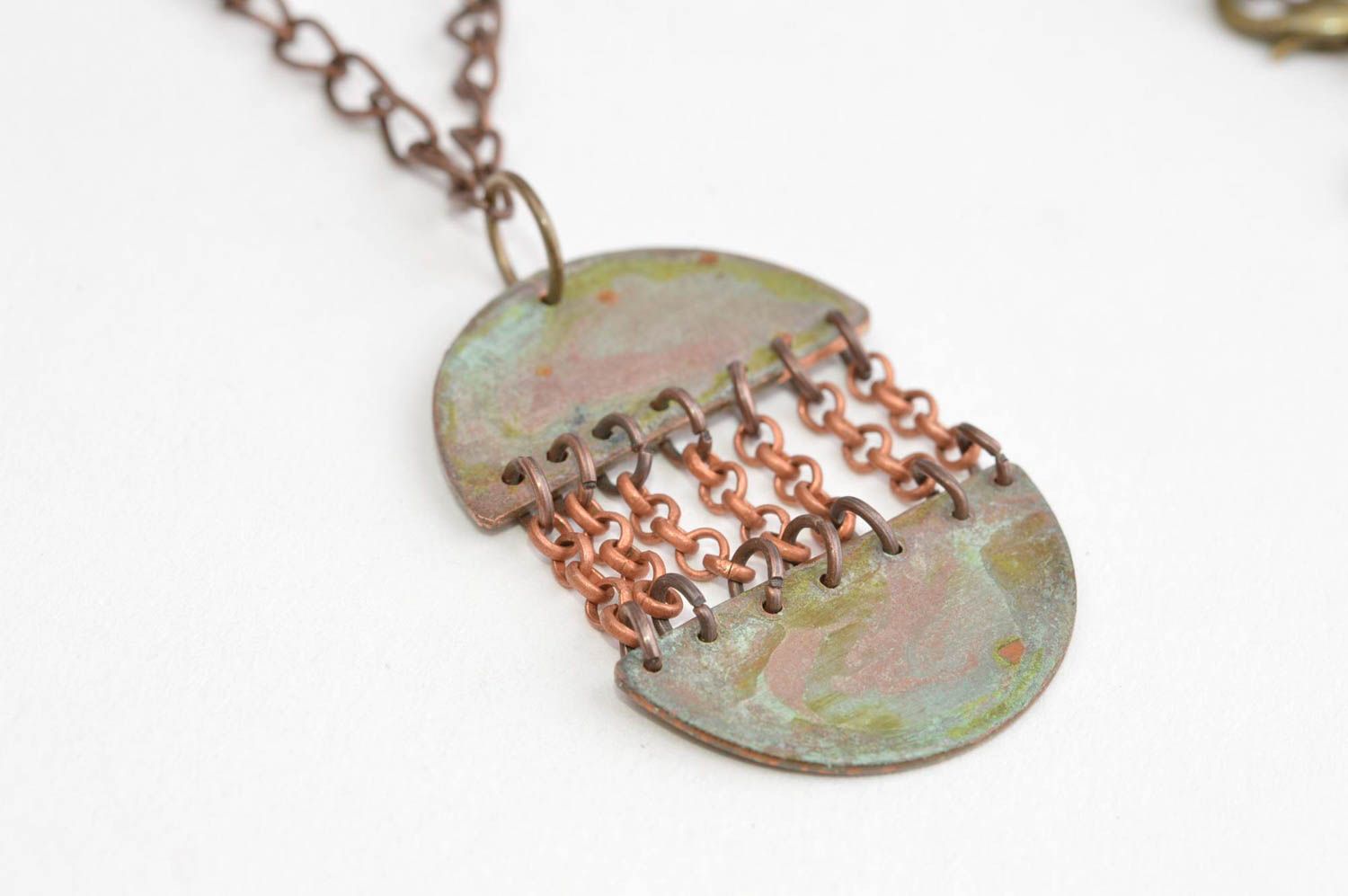 Handmade accessories copper jewelry women pendant fashion metal pendant  photo 4