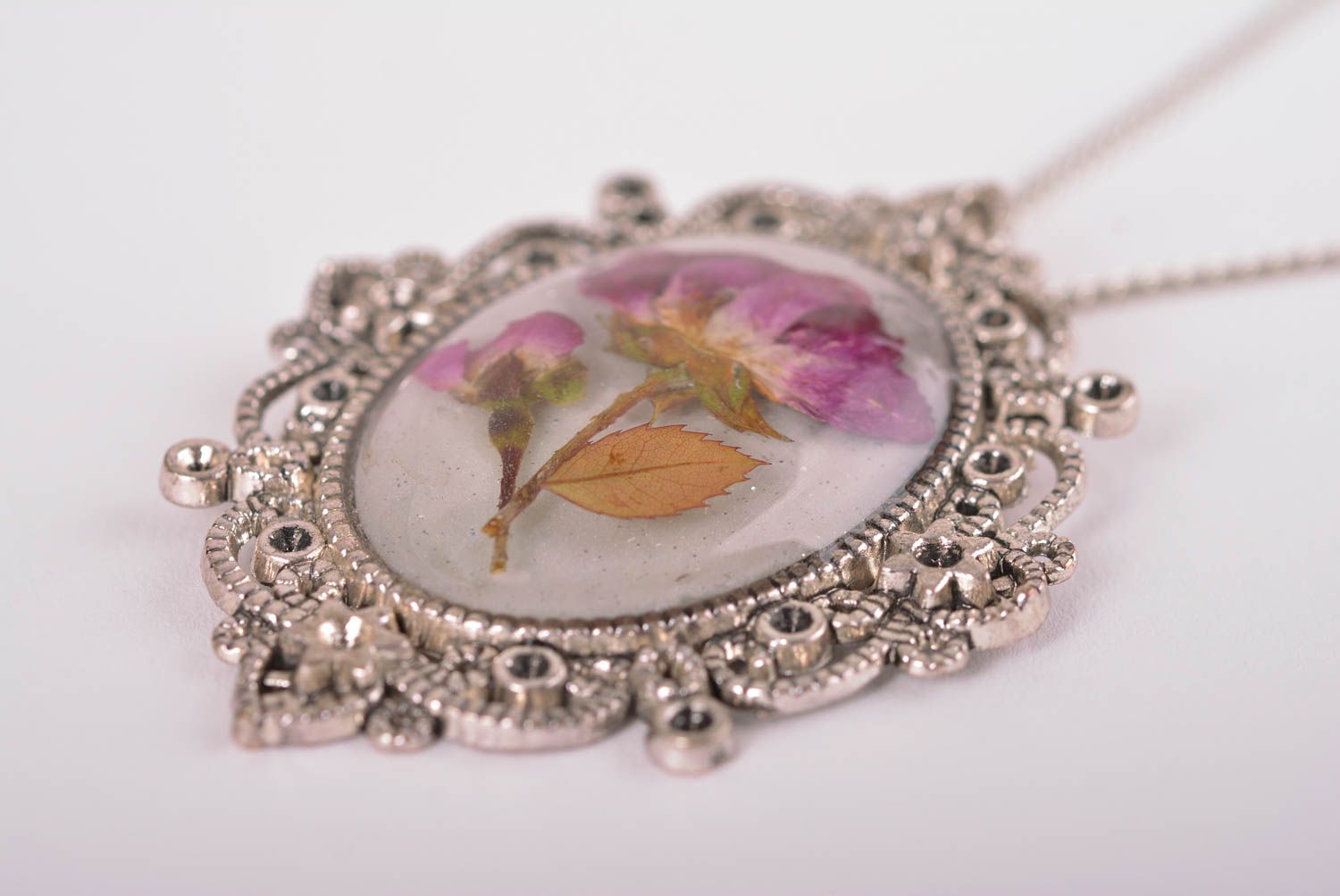 Handmade pendant unusual jewelry designer accessory gift ideas epoxy jewelry photo 4