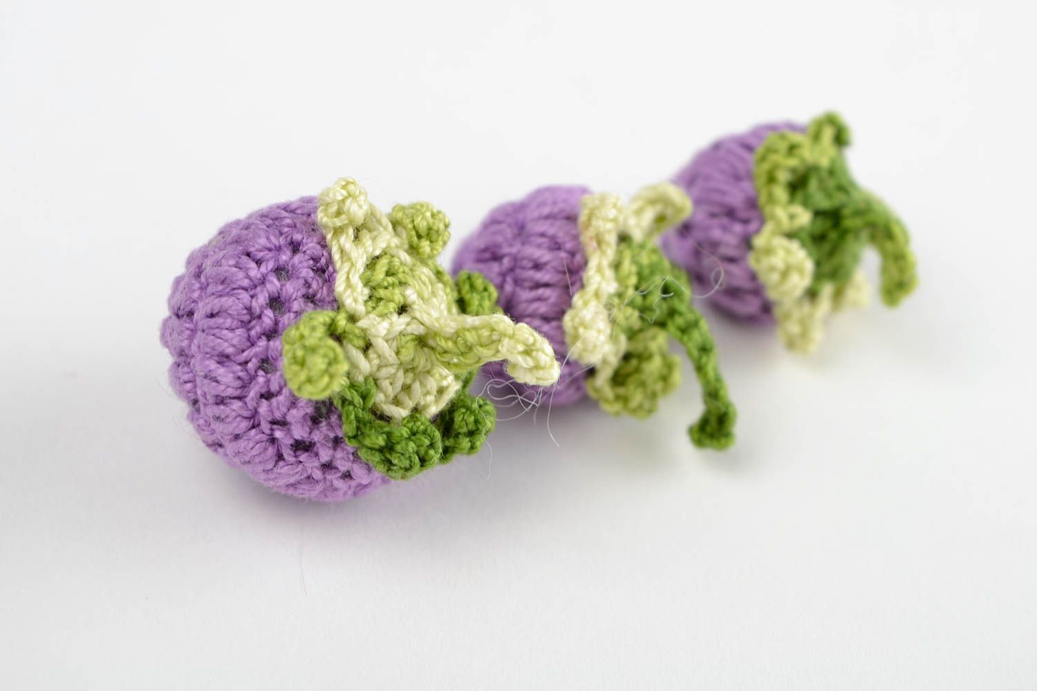 Frutas tejidas a crochet juguetes artesanales regalos originales moras foto 5