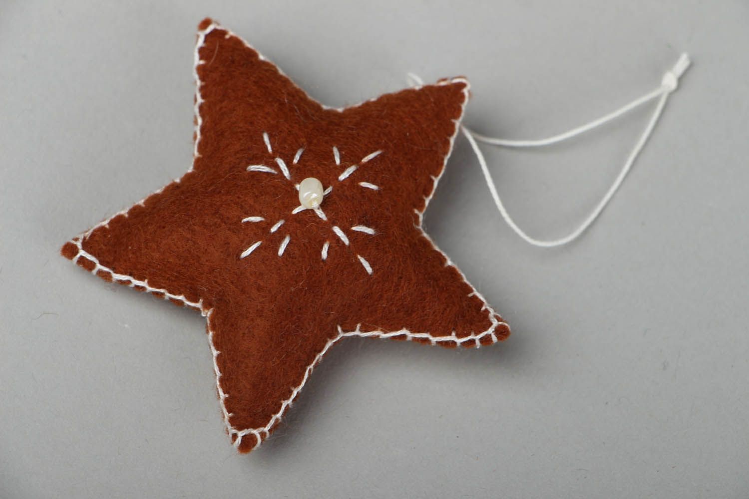 Soft Christmas tree decoration Ginger Star photo 1