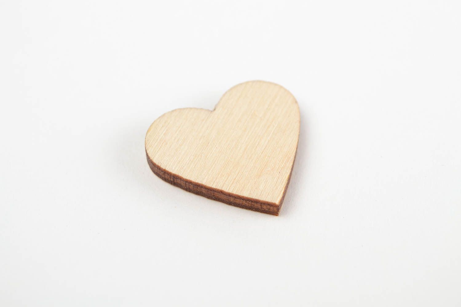 Handmade cute wooden blank materials for creative work decoupage blank photo 4