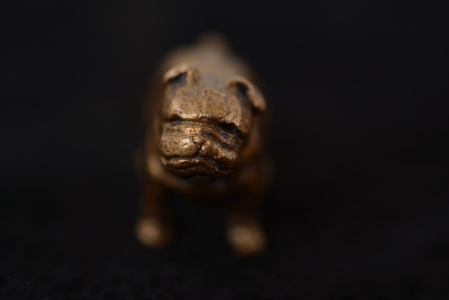 Bronze statuette French Bulldog photo 4