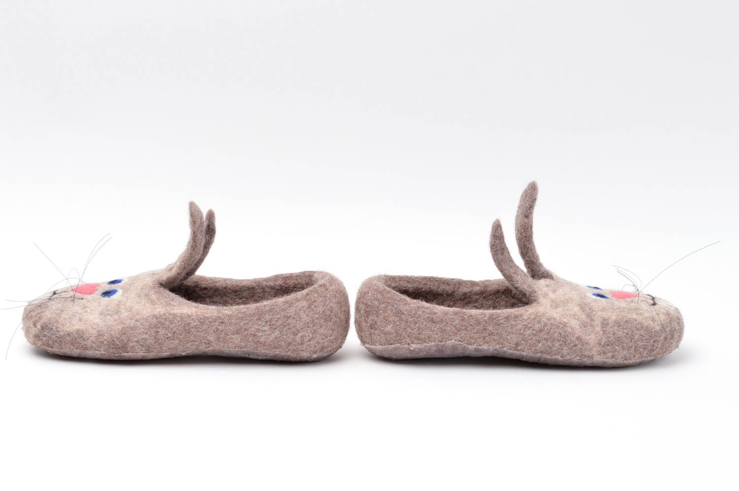 Zapatillas de lana hechas a mano accesorio de mujer tejido regalo original foto 4