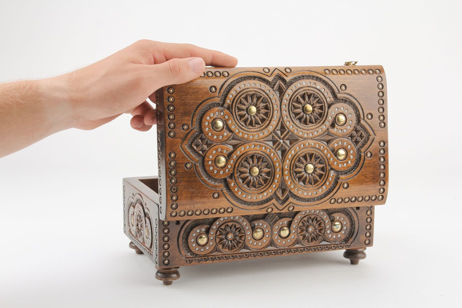 Large tinted jewelry box photo 4