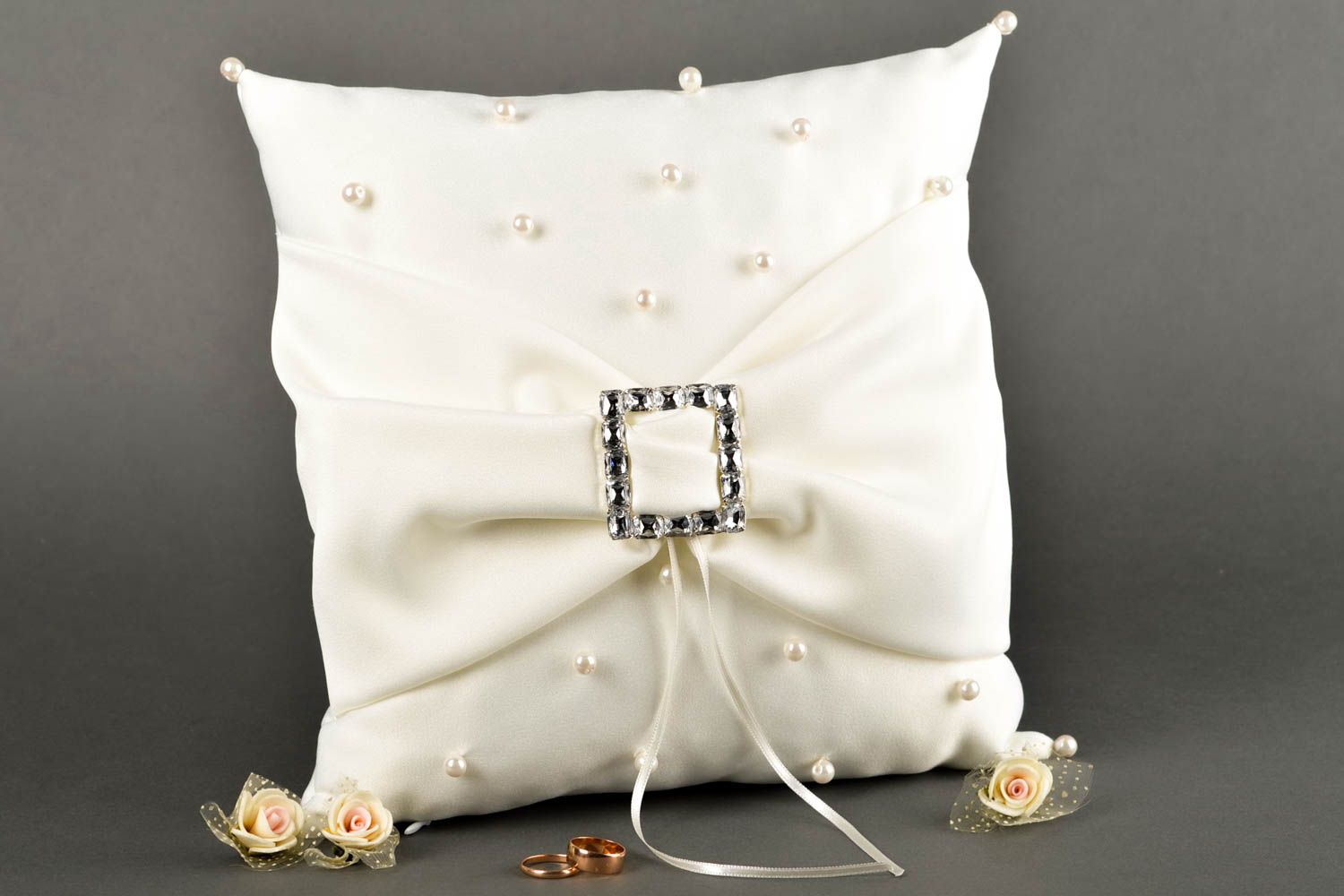 Beautiful handmade ring bearer pillow handmade wedding accessories gift ideas photo 1