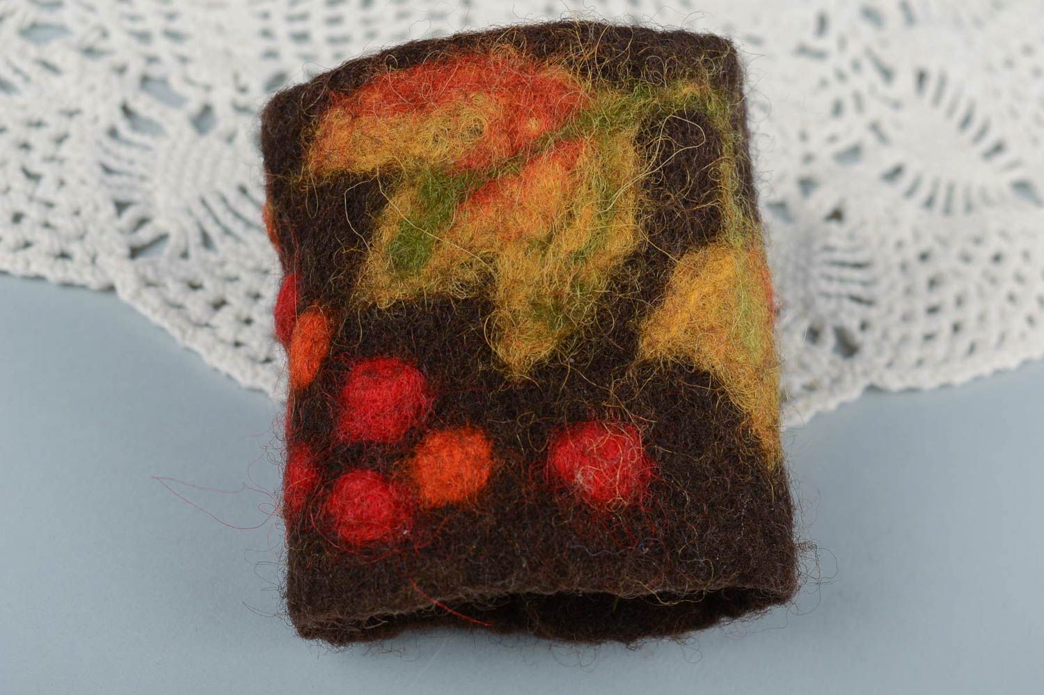 Beautiful handmade felted wool bracelet fashion accessories gifts for her photo 1