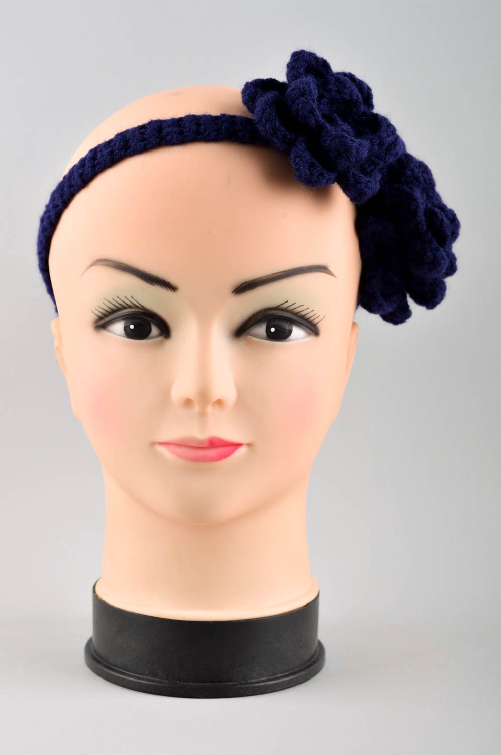 Handmade headband designer acessory gift ideas knitted hedband for girls photo 3