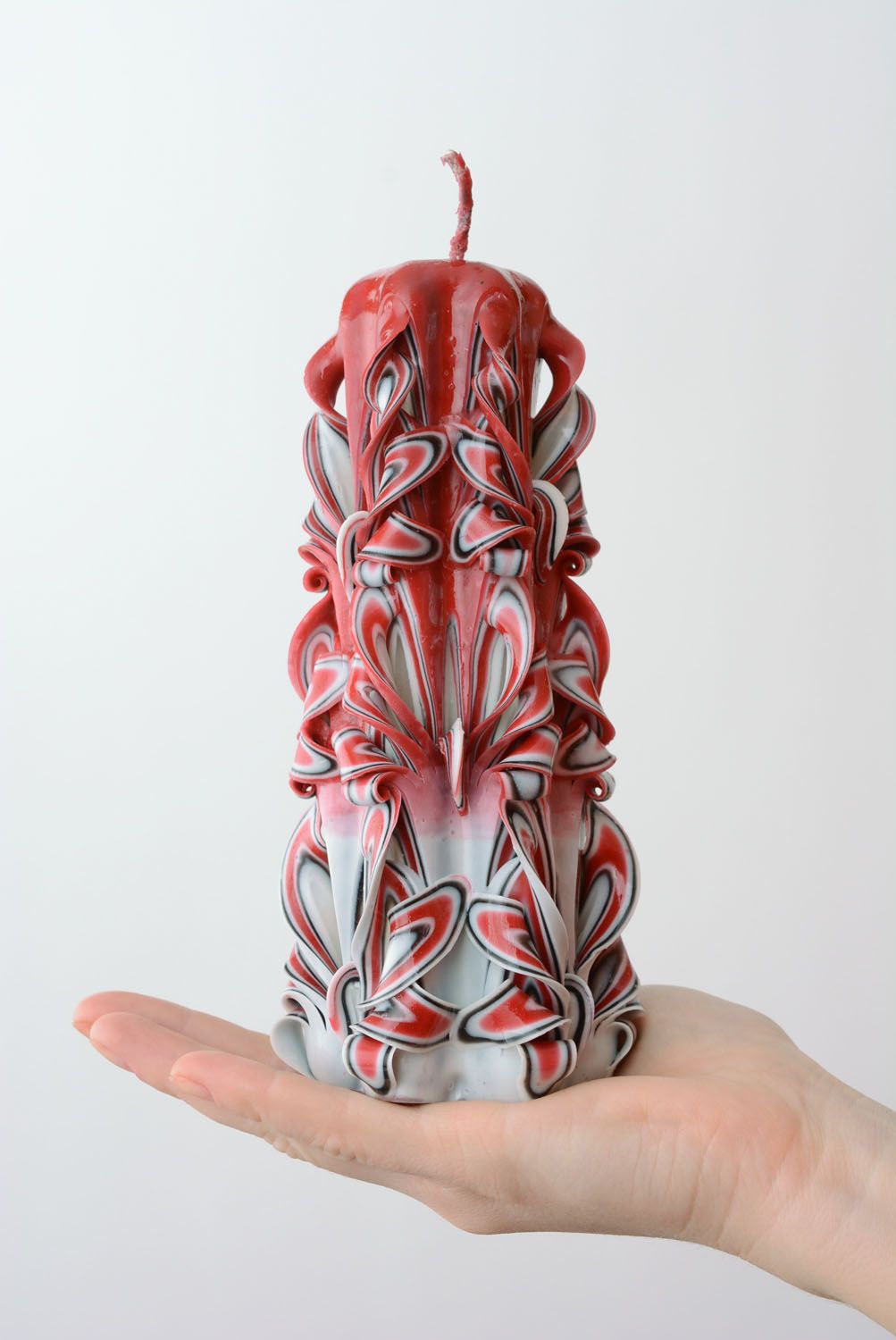 Large carved candle photo 4