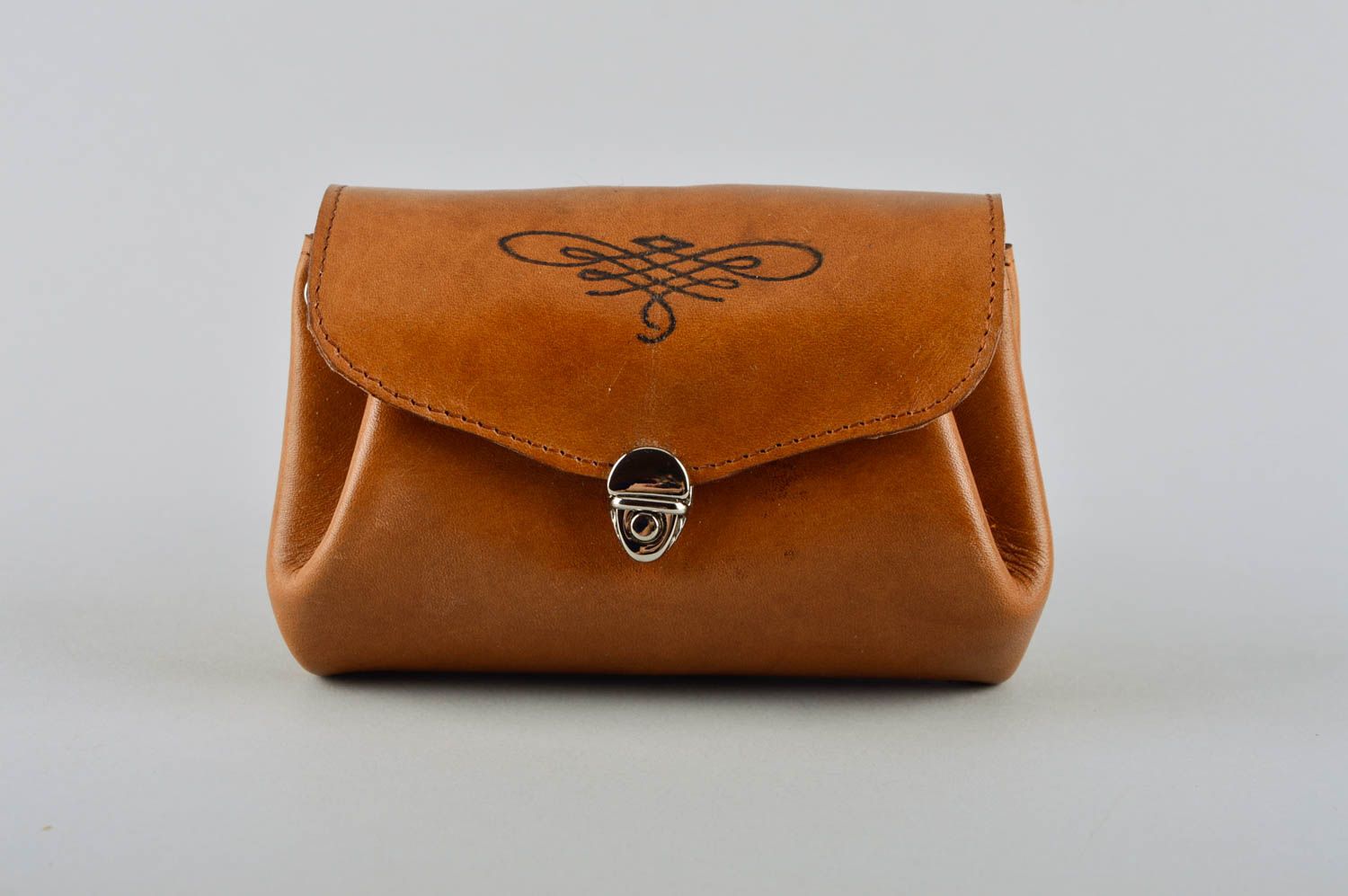 Стильный кошелек женский ручной работы кожаный аксессуар стильный кошелек фото 2