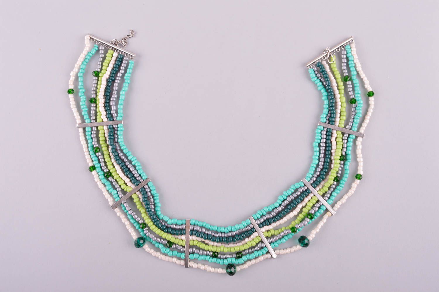 Handmade seed bead bracelet trendy necklace fashion bracelet for women photo 3