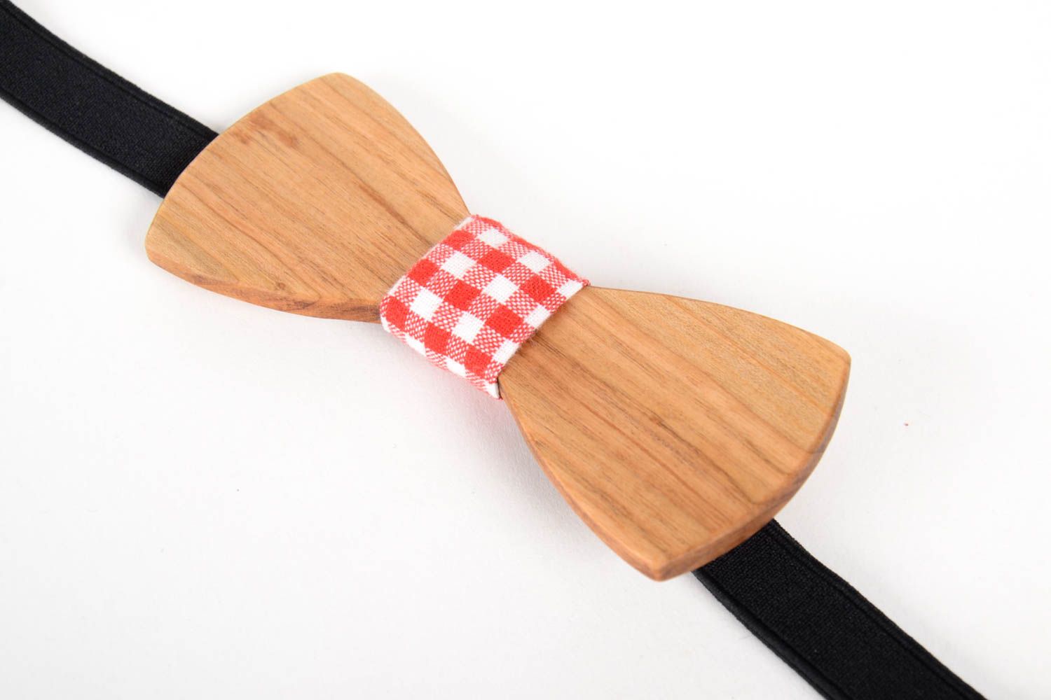 Handmade designer wooden bow tie unusual male accessory stylish bow tie photo 4