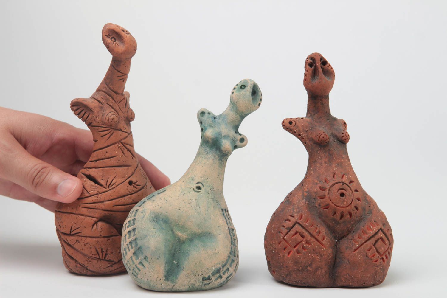 Figuritas de cerámica artesanales elementos decorativos regalos originales  foto 5
