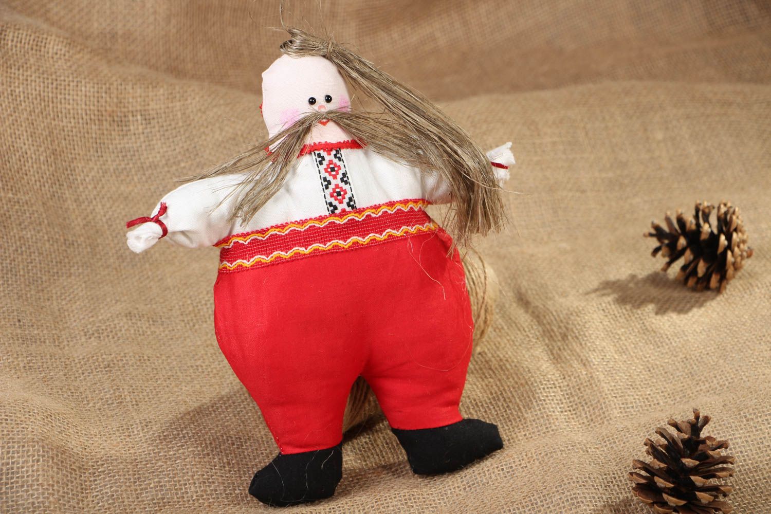 Soft toy Cossack in Red Trousers photo 5