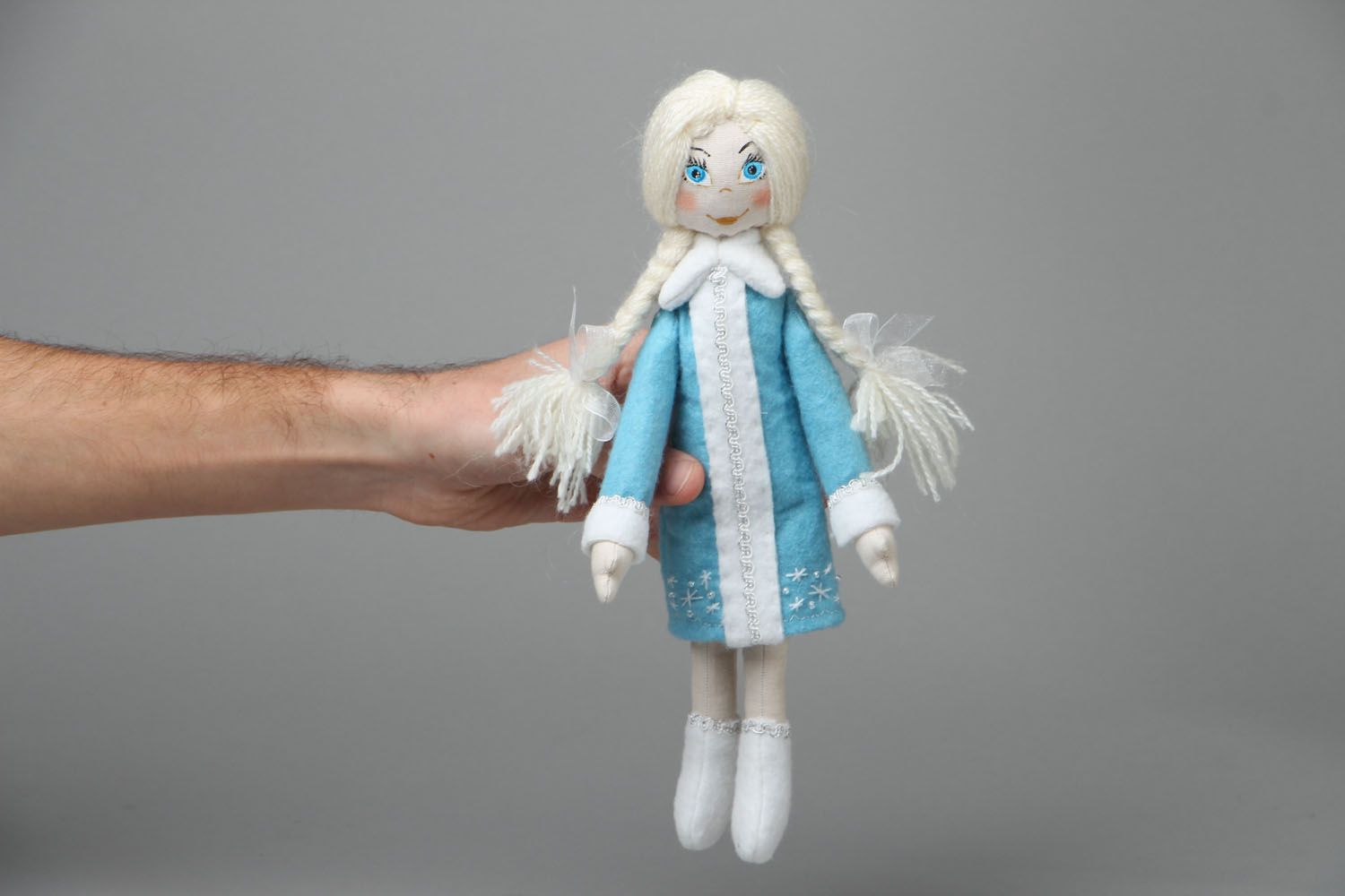 Christmas soft toy Snow Maiden photo 4