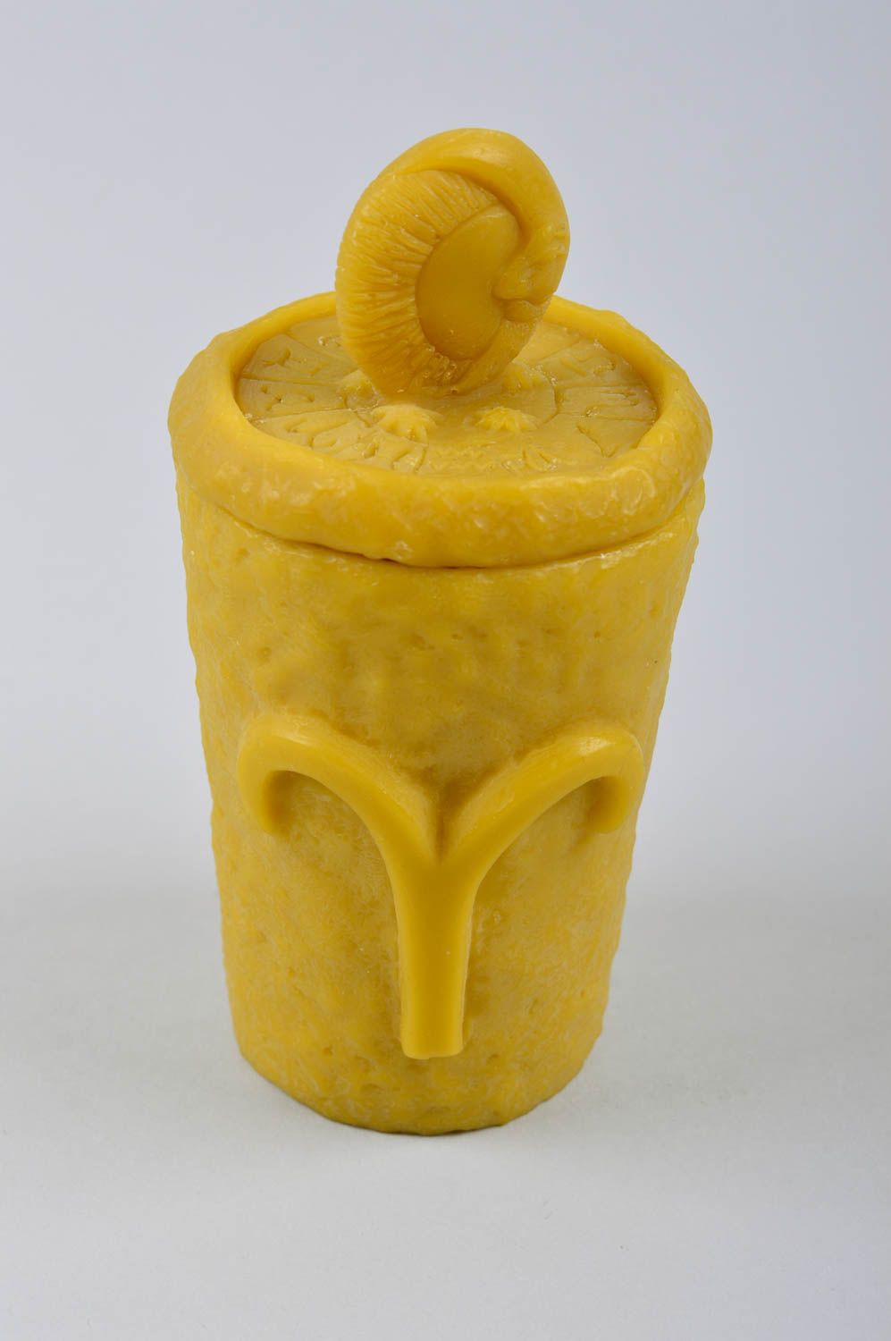 Vaso original de cera hecho a mano utensilio de cocina regalo artesanal foto 3