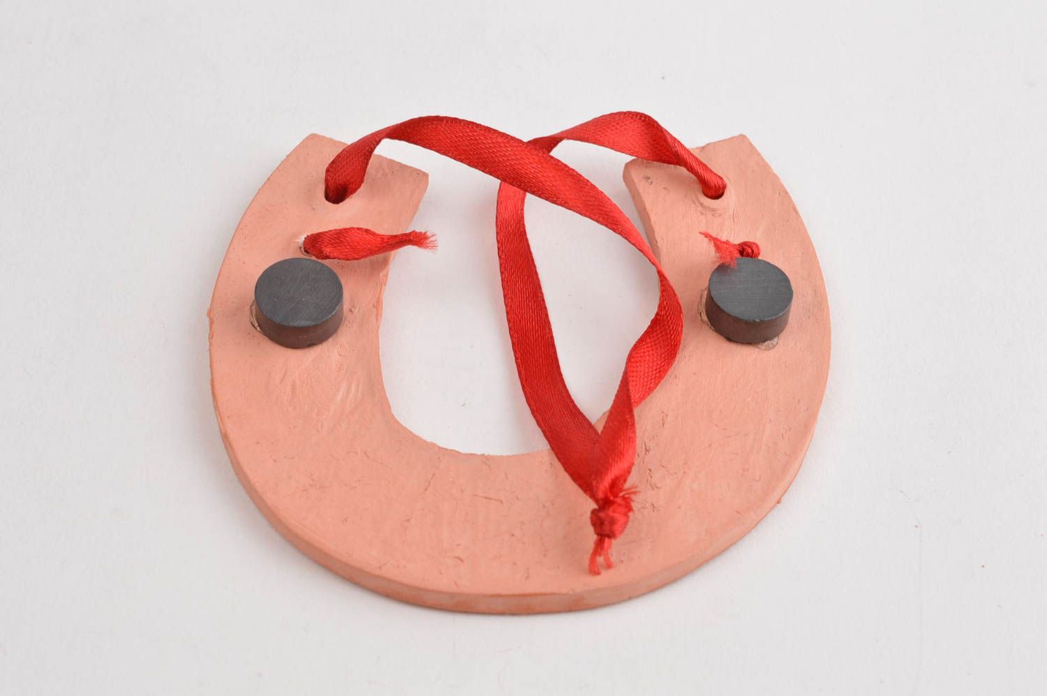 Keramik Kühlschrank Magnet handmade Wohn Accessoire Küchen Deko Hufeisen foto 5
