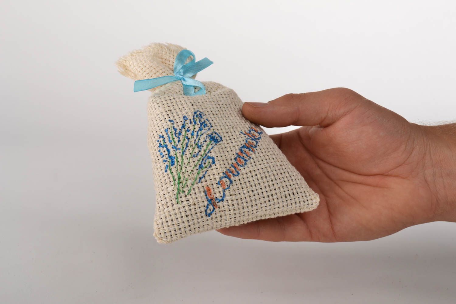Мешочек из ткани ручной работы мешочек для саше декоративный мешочек лавандовый фото 5