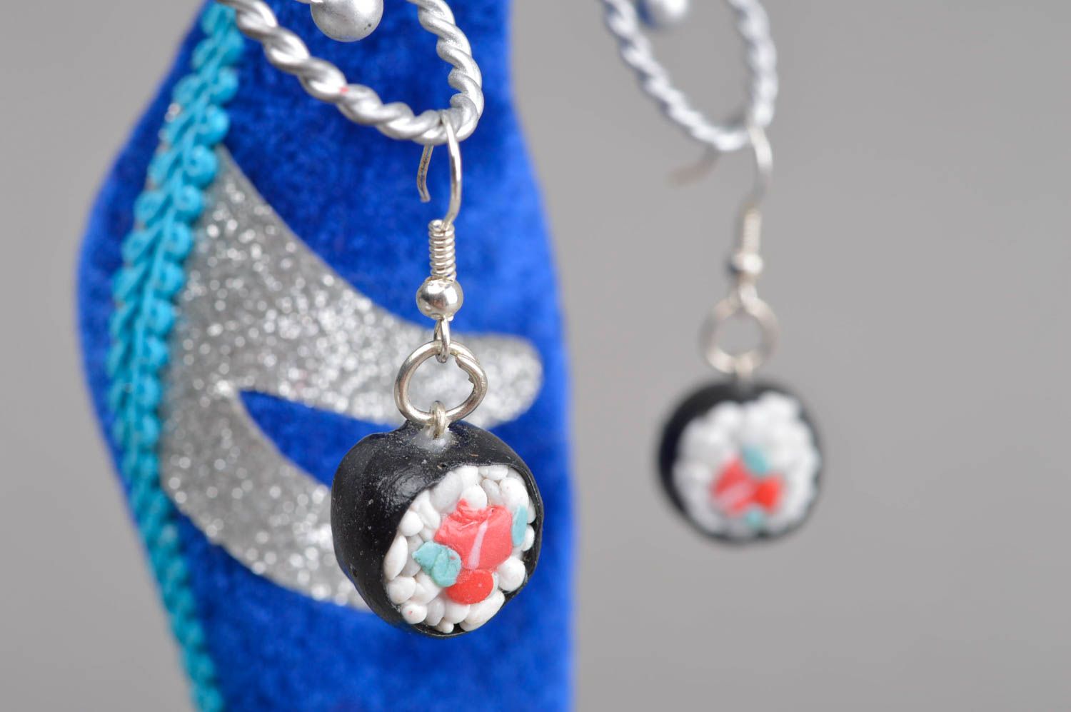 Stylish handmade plastic earrings polymer clay ideas costume jewelry designs photo 1