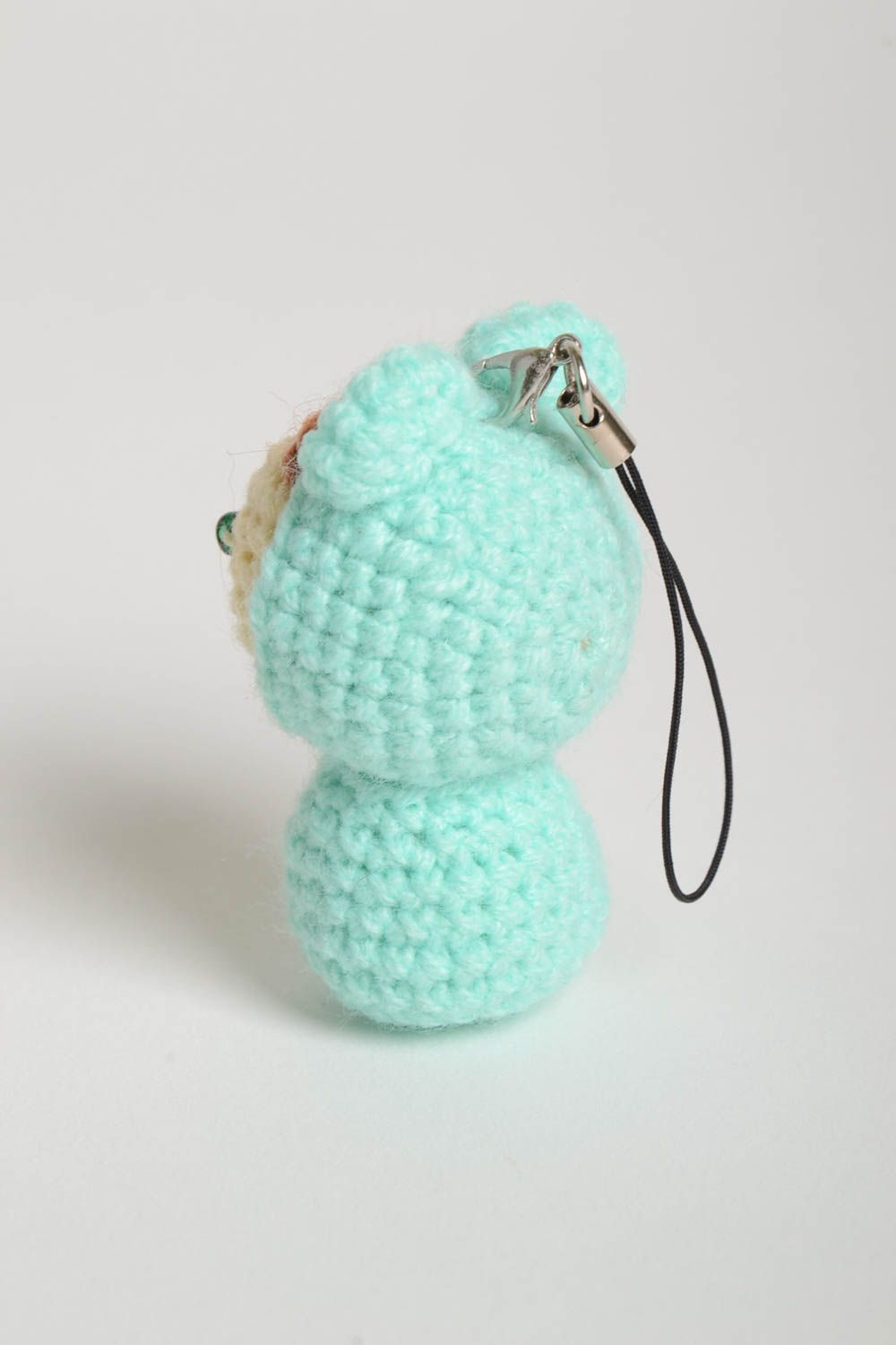 Unusual handmade crochet keychain soft toy keychain crochet ideas gifts for kids photo 4