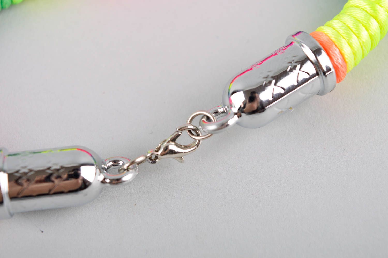Браслет ручной работы плетеный браслет радуга женский браслет авторский фото 3