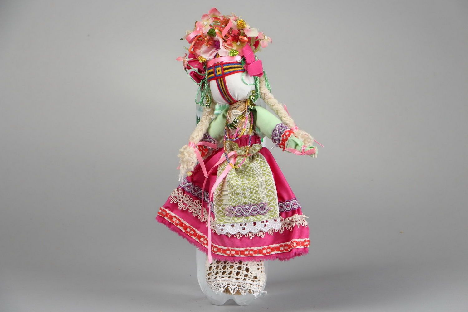 Ethnic motanka doll Berehynia photo 2