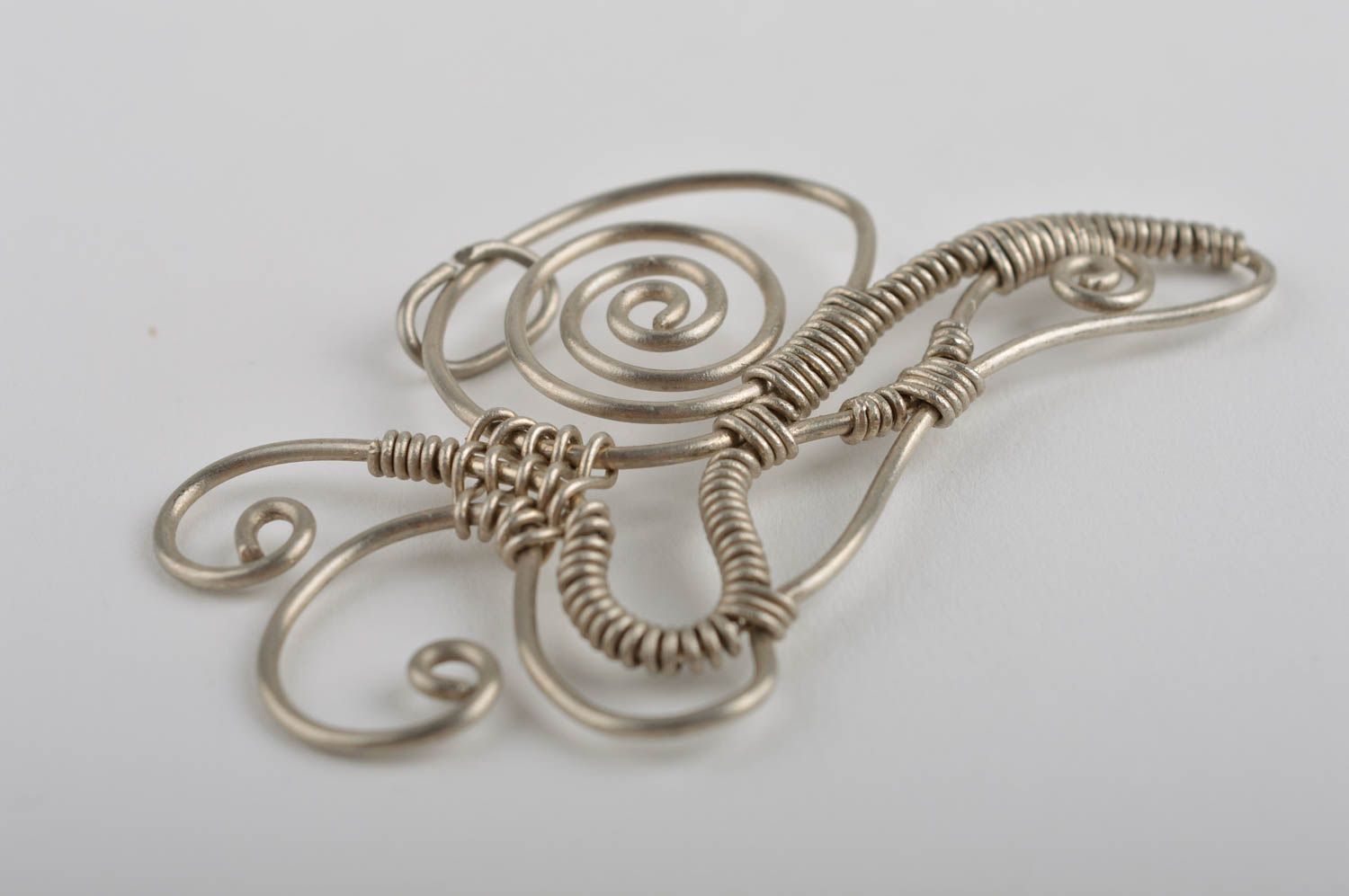 Handmade jewelry metal pendant necklace gemstone jewelry designer accessories photo 4