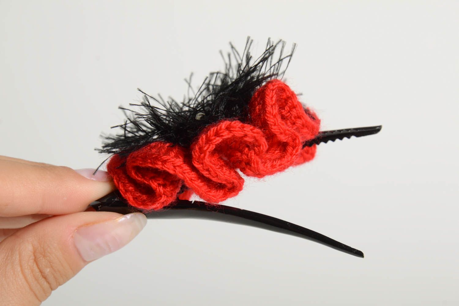 Handmade hair accessories flower hair clip hair slide gift ideas for girls photo 4