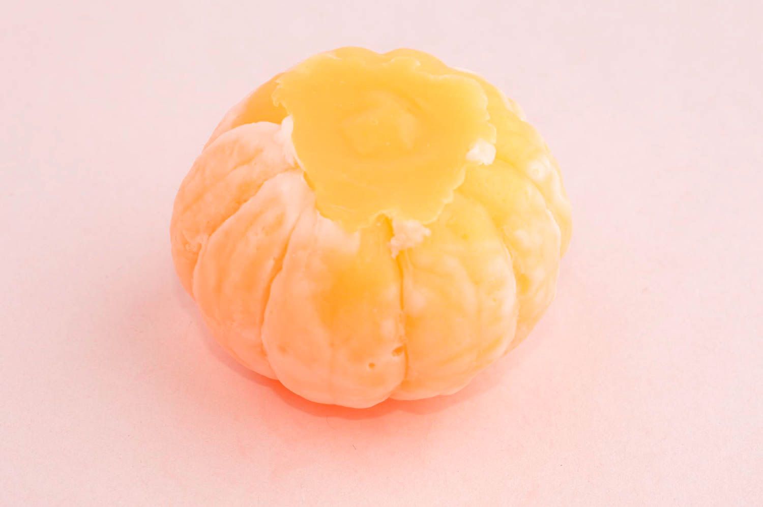 Мыло ручной работы натуральная косметика глицериновое мыло в виде мандарина фото 3