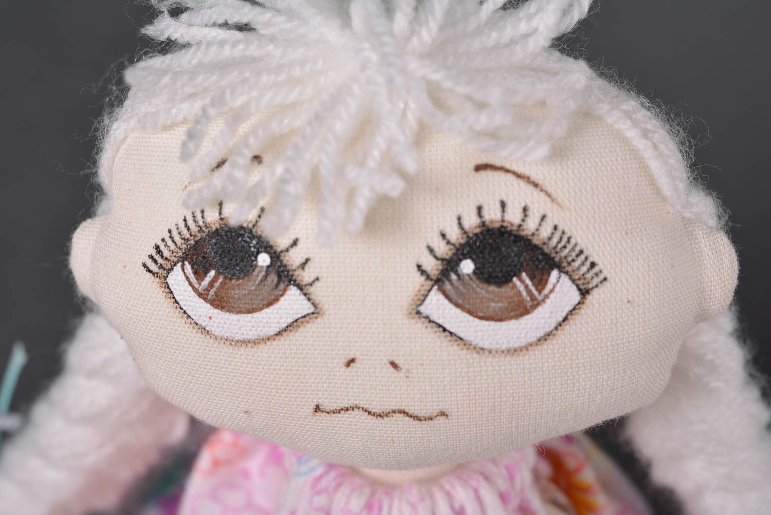Игрушка ручной работы дизайнерская кукла из ткани авторская кукла необычная фото 2