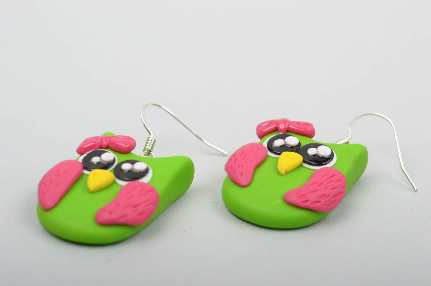 Fashion earrings handmade jewelry plastic earrings polymer clay gifts for girl photo 4