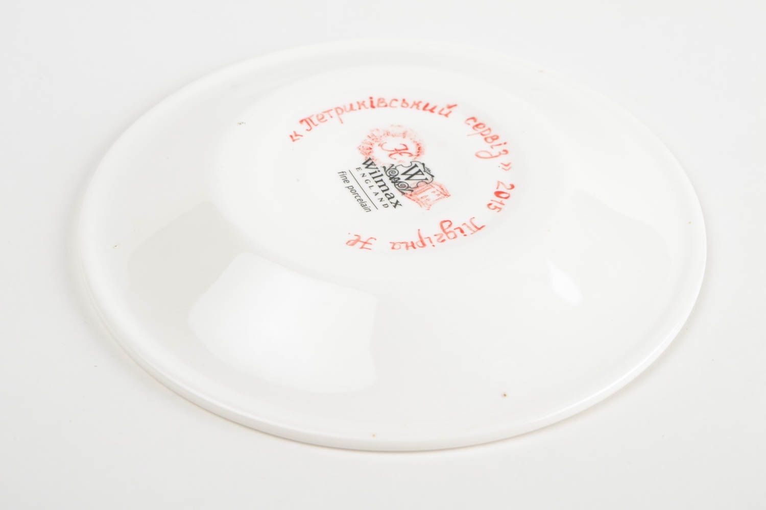 Porcelain saucer handmade painted saucer small plate ceramic dish kitchen decor photo 5