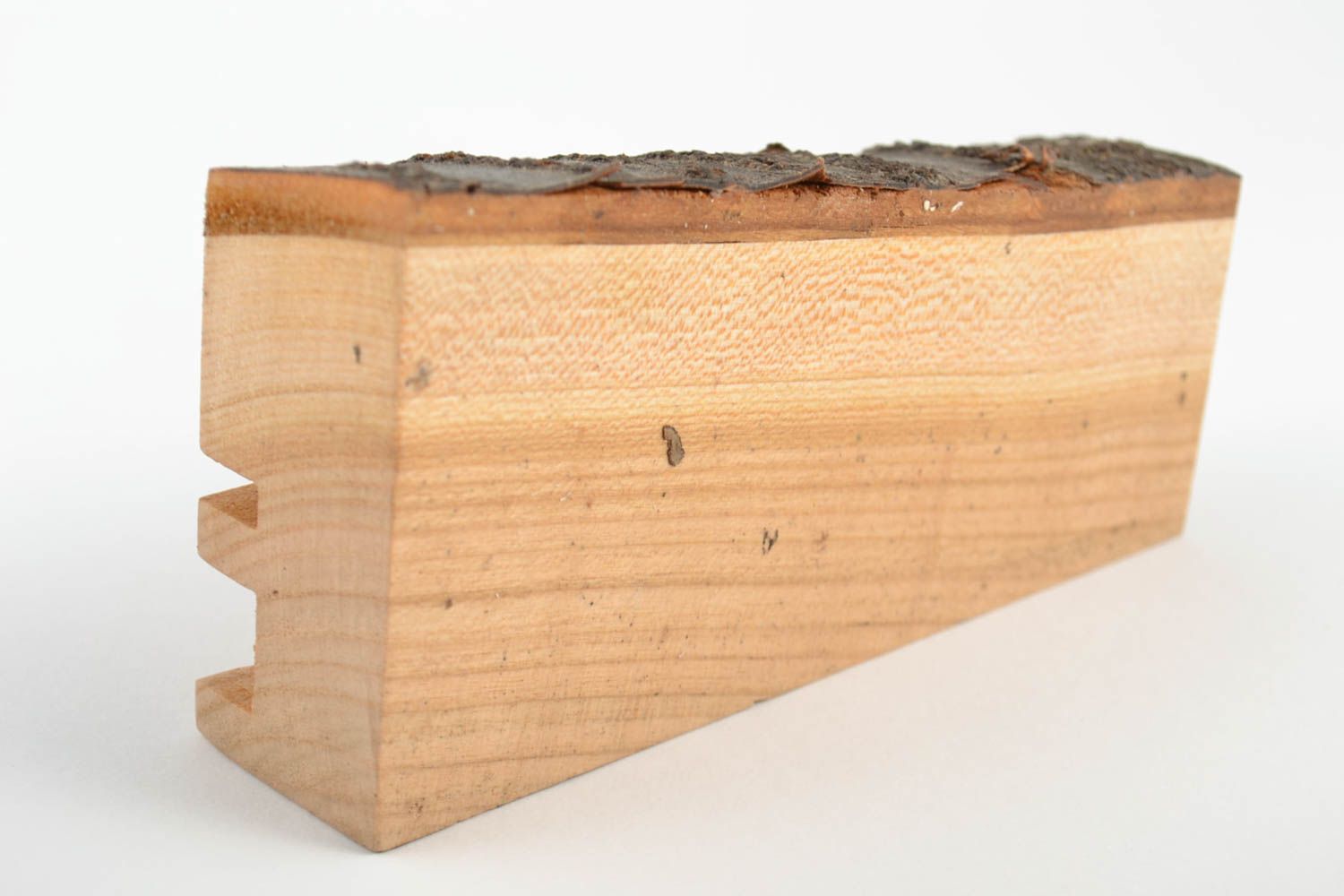 Holz Tablet Halter öko reines Accessoire von Handarbeit geschnitzt lackiert foto 4