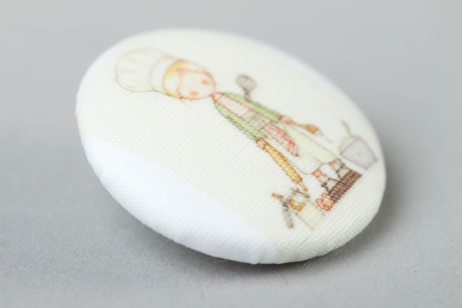 Plastic button art supplies handmade fabric button handmade sewing accessories photo 2