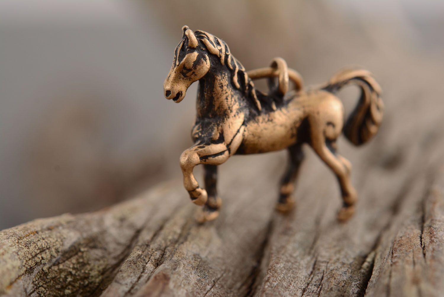 Bronze pendant Horse photo 2
